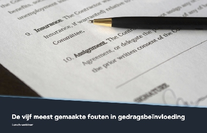 Webinar Fouten Gedragsbe&iuml;nvloeding Intro Image
